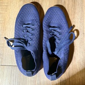 Suavs Blue Knit Sneakers